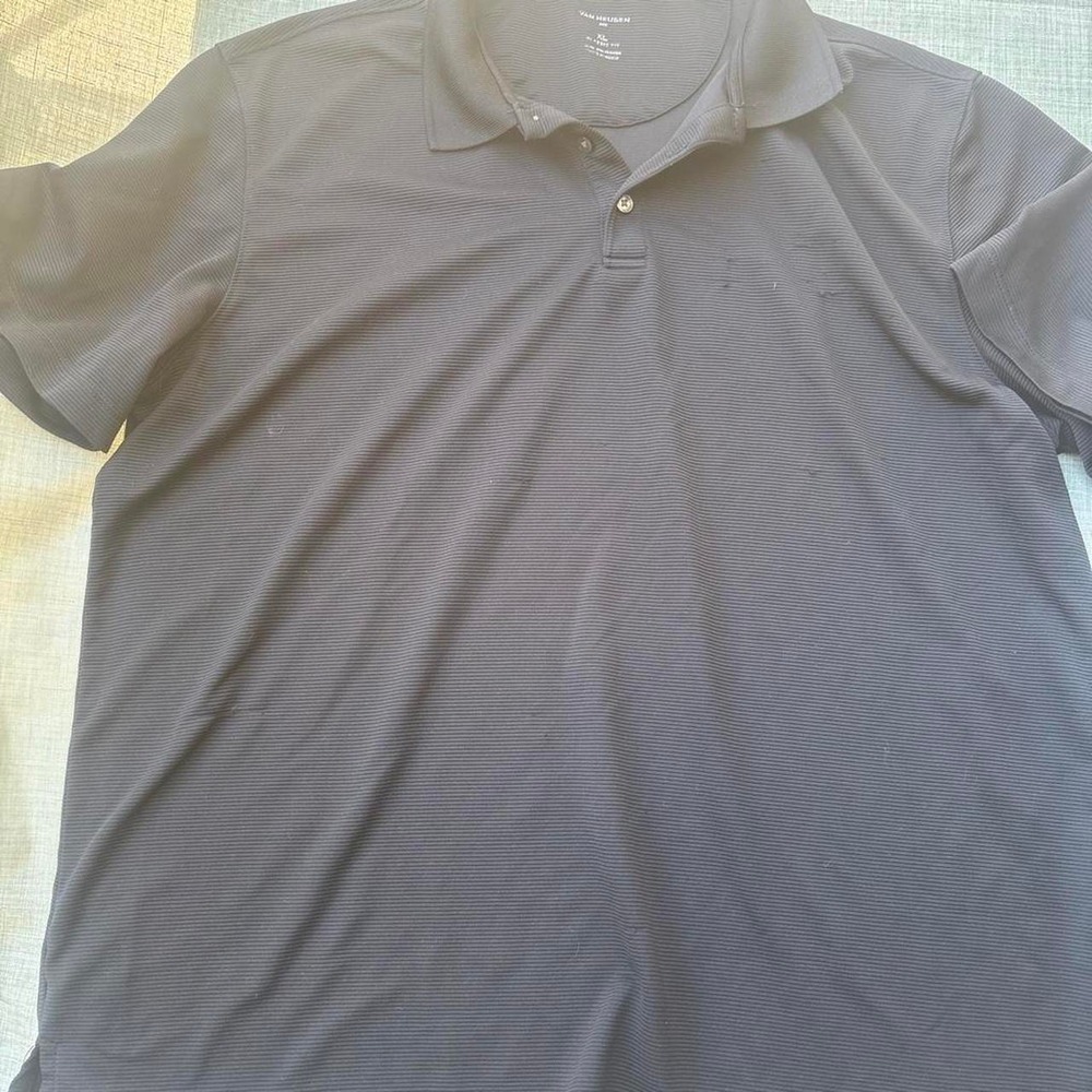 Van Heusen black polo